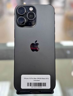 📱 iPhone 16 Pro Max 256 Go Titane Noir  – Puissance et élégance ultime 🔥