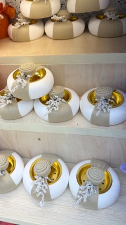 مباخر دائري منسق اللون حسب الطلب عدد12