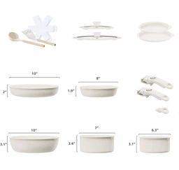 Ensemble de casseroles induction 17 pièces – Moderne, sain et pratique