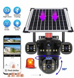 CAMÉRA DE SURVEILLANCE SOLAIRE EXTÉRIEURE