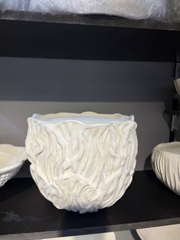 صينية فايبر الشعله تتميز باللون الاوف وايت