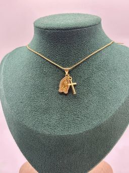 Medallas religiosas con zirconias