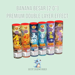 BANANA BESAR (2.0") - PREMIUM DOUBLE LAYER EFFECT
