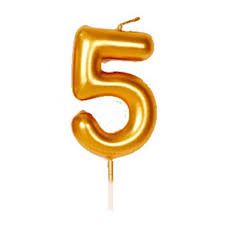 136 CANDLE GOLD (NO-5) 