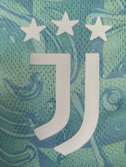 Juventus 2025/26 Away Shirt (Sky blue / Yellow / White)