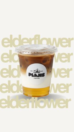 Elderflower Coffee Latte