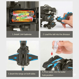 FIRE LIGHT MIST MECHANICAL DRAGON