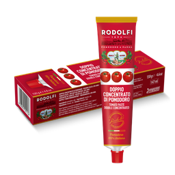 RODOLFI TOMATO PASTE DOUBLE-CONCENTRATE TUBE 130G