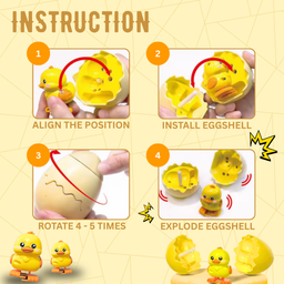 HATCHING EGG WALKING TOY