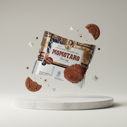 MOMOTARO SHORTBREAD COKLAT 45G