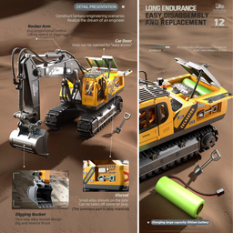 ALLOY ELECTRIC RC ENGINEERING VEHICLE
