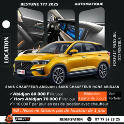 BESTUNE T77 2025 JAUNE