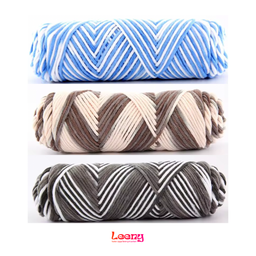 Laine acrylique multicolore