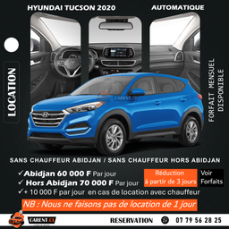 HYUNDAI TUCSON 2020 BLEU