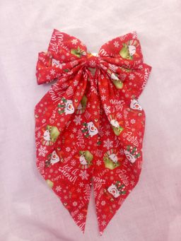 🎄 Snowman Christmas bow