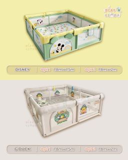 PLAYPEN WITH BREATHABLE MASH 