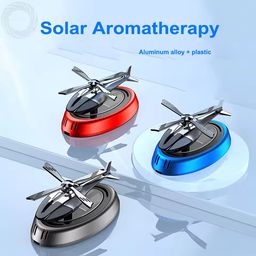 Solar Powered Helicopter Car Air Freshener