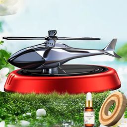 Solar Powered Helicopter Car Air Freshener