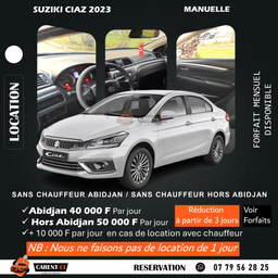 SUZIKI CIAZ 2023 GRISE