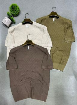 T-shirts en maille texturée