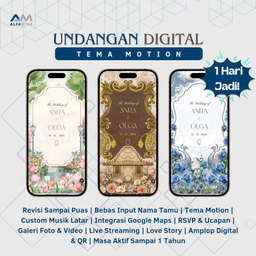 Undangan Digital | Tema Motion Art