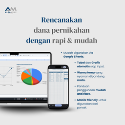 Wedding Savings Planner | Template Tabungan Dana Pernikahan by alfamine.co