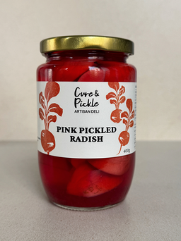 Pink Pickled Radish