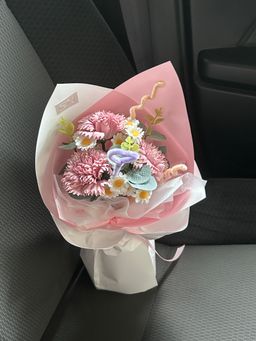 Pale Garden Soap Bouquet