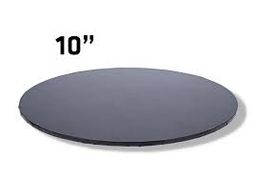 399 CAKE BOARD ROUND 10 BLACK -CBRB10 