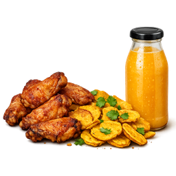 6 Wings – Bhajia + Juice