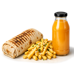 Chicken Shawarma – Garlic Fries + Juice