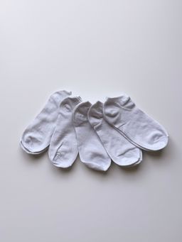 Set 5 Pares de Calcetines Blancos