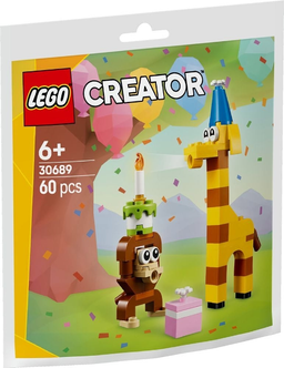 Birthday Party Animals paper bag / polybag