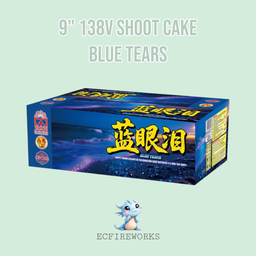 9" 138V SHOOT CAKE - BLUE TEARS