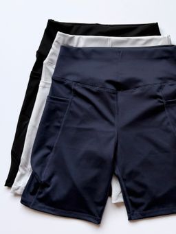 Shorts Seamless Fit Largo — Talla S