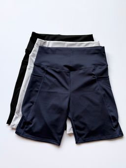 Shorts Seamless Fit Largo — Talla S