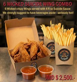 6 Wicked Wing SUICIDE Combo