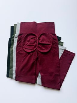 Leggings Metallic Curve — Talla M