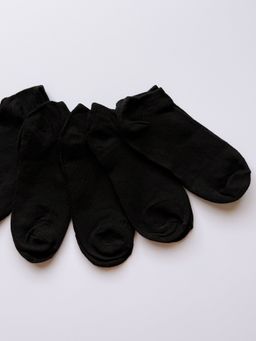 Set 5 Pares de Calcetines Negros