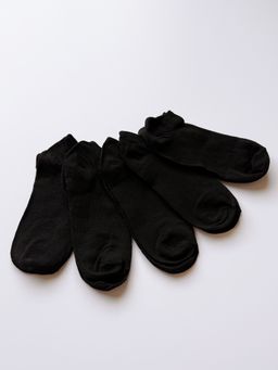 Set 5 Pares de Calcetines Negros