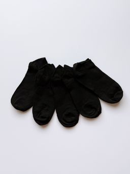 Set 5 Pares de Calcetines Negros