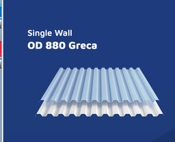 DR Shield OD 880 1.2mm Single Layer upvc  Greca
