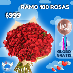 Ramo 100 rosas