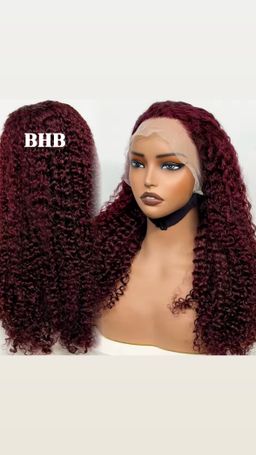 Wig  Luxury water waves curly  100% Cheveux Humain -Densité 300 % 