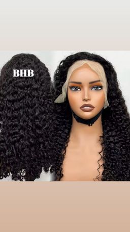 Wig  Luxury water waves curly  100% Cheveux Humain -Densité 300 % 