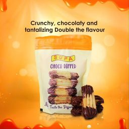 Supa choco dipped cookies 200g
