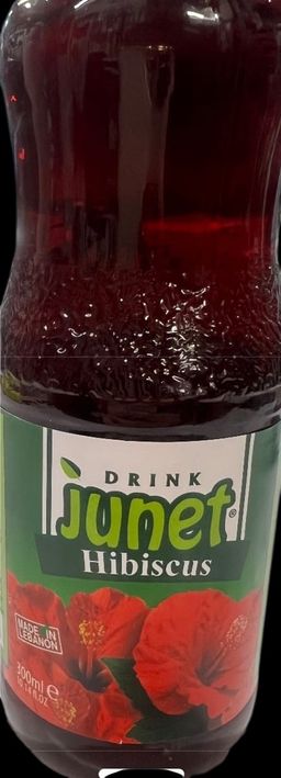 JUNET HIBISCUS GLASS 300ML X24 - 20901