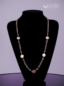 73cm Black Pearl Necklace