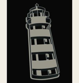 Light House 2 Cookie Cutter   