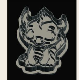 Dragon 2 Cookie Cutter 